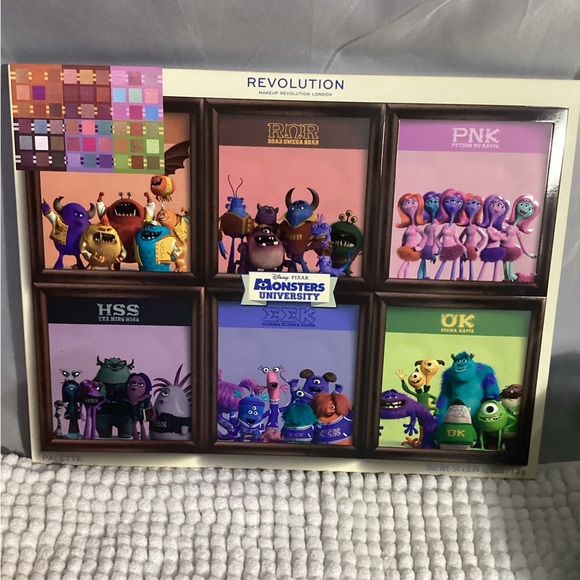 Revolution Disney Pixar Monsters University Makeup Set Bag Lips Powders & More - Picture 9 of 14